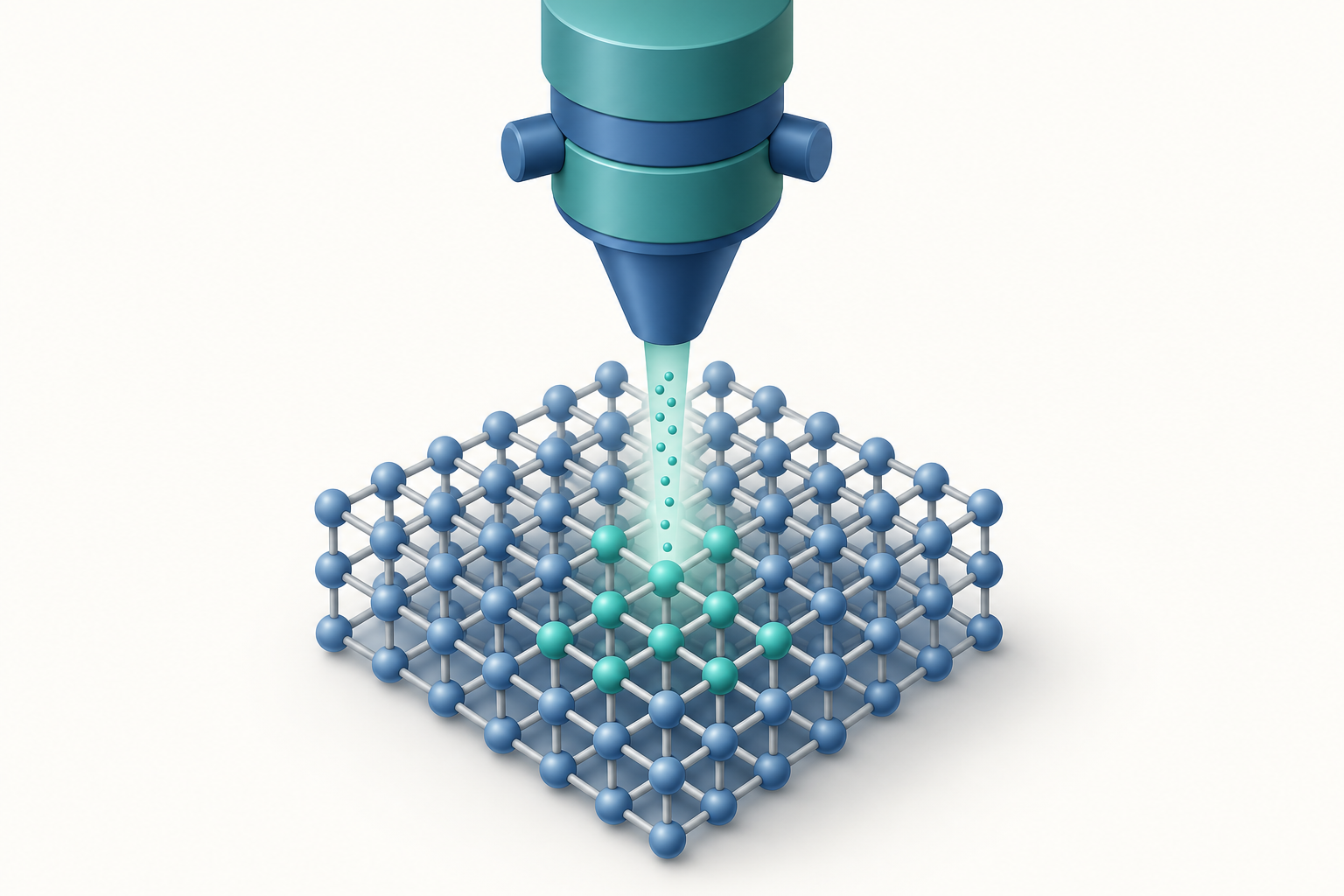 摻雜與離子佈植 概念示意插圖